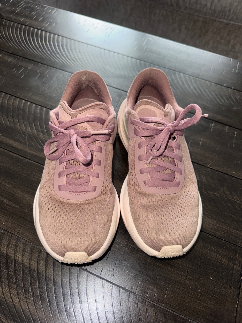 lululemon athletica Women's Dusty Rose Lace-Up Running Sneakers